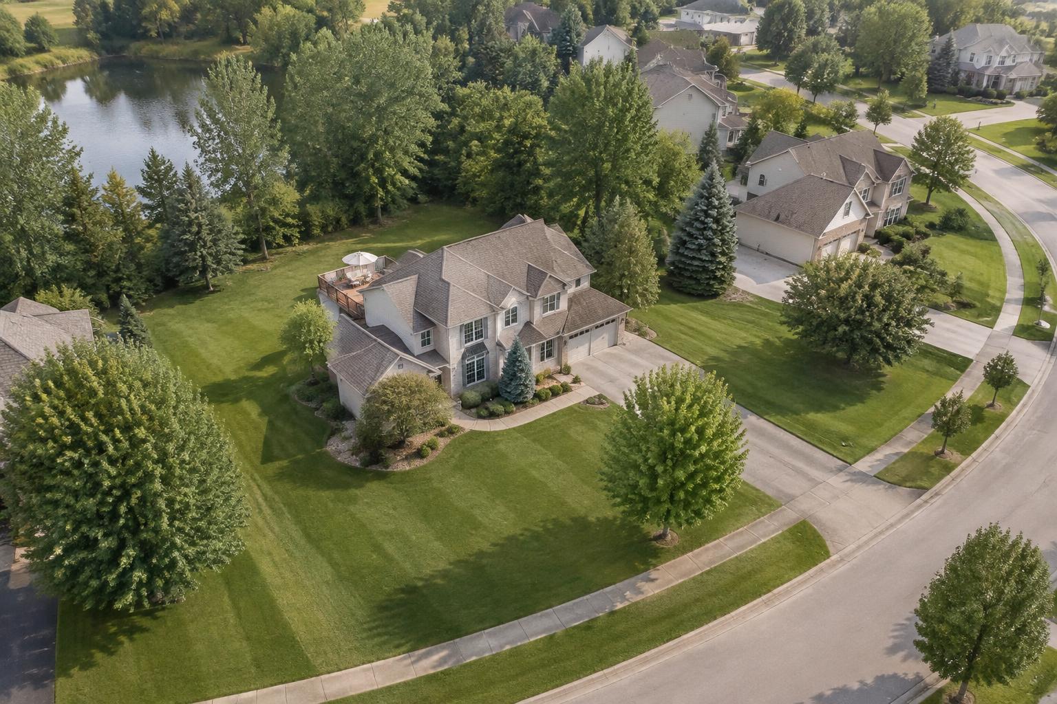 Aerial of featured property